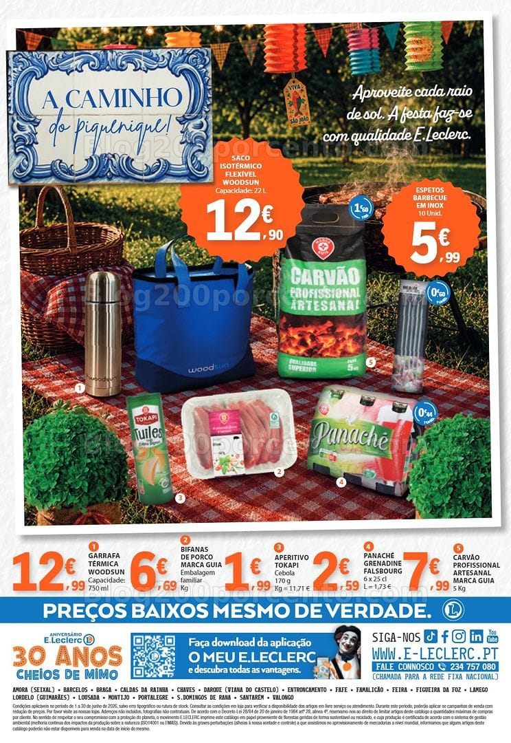 Antevisão Folheto E-LECLERC Marca Guia Junho Promoções de 1 a 30 junho